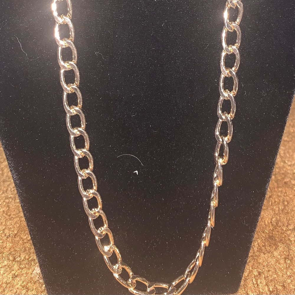 Gold costume necklace . Buy 4 jewelry pieces & get 1 free